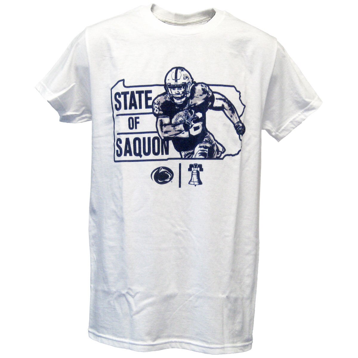 white State of Saquon Barkley t-shirt
